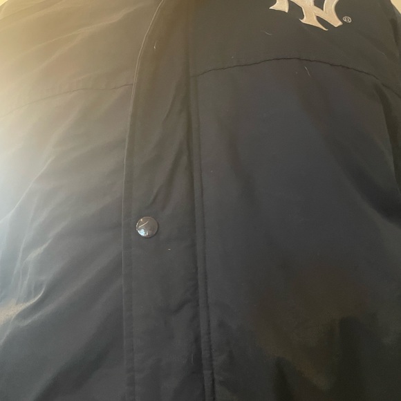 Yankees MLB 90s starter jacket hooded heavy hitter - Picture 4 of 7